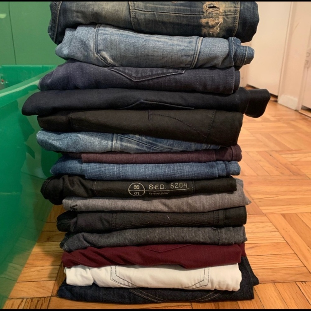 Men’s jeans: size 36